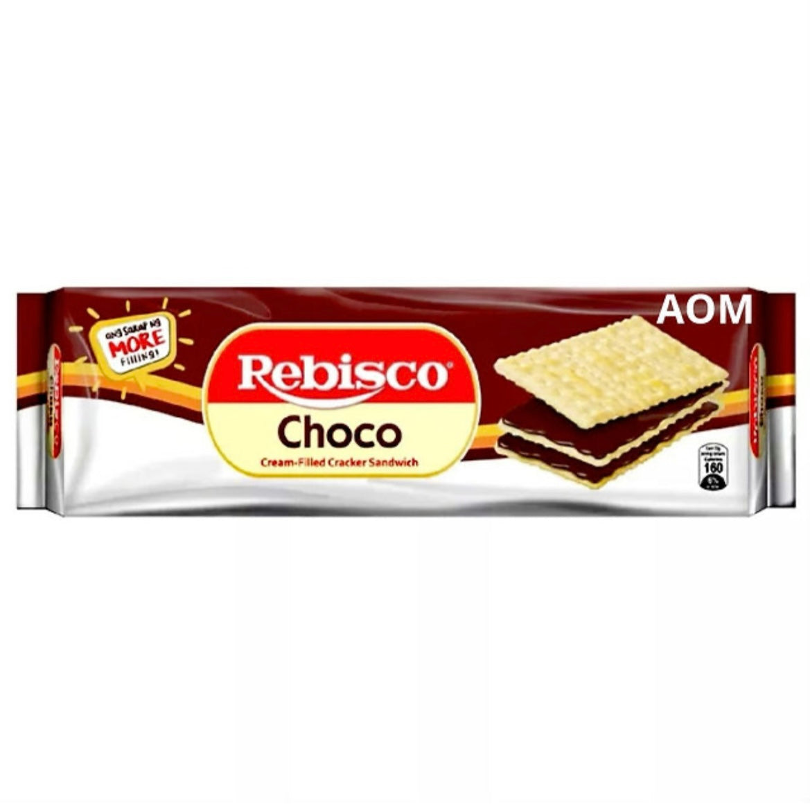 Outdated: Rebisco Cream-Filled Cracker Sandwich Choco 10x32g (BBD: 05-25)