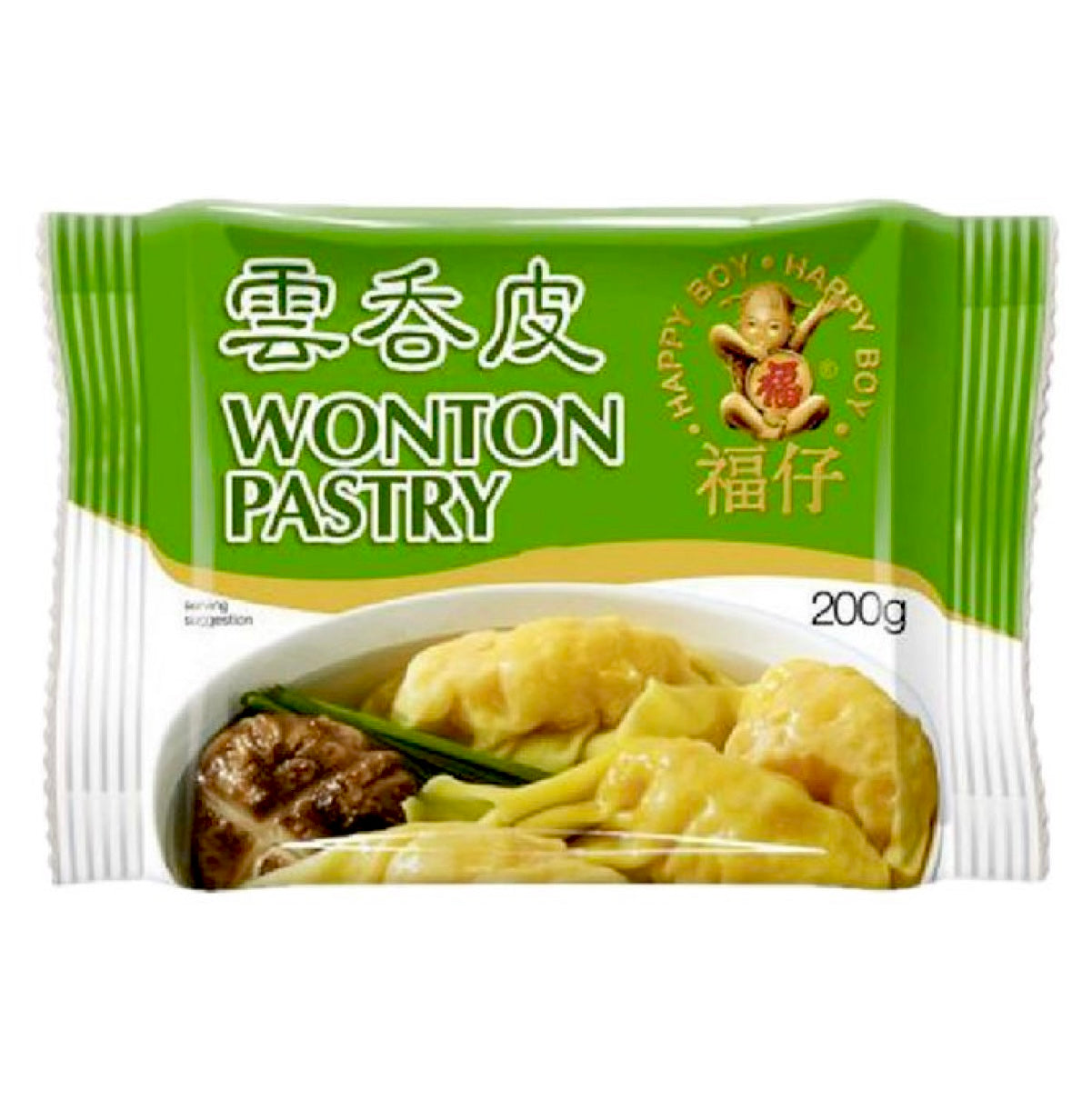 Happy Boy Wanton Pastry 200g