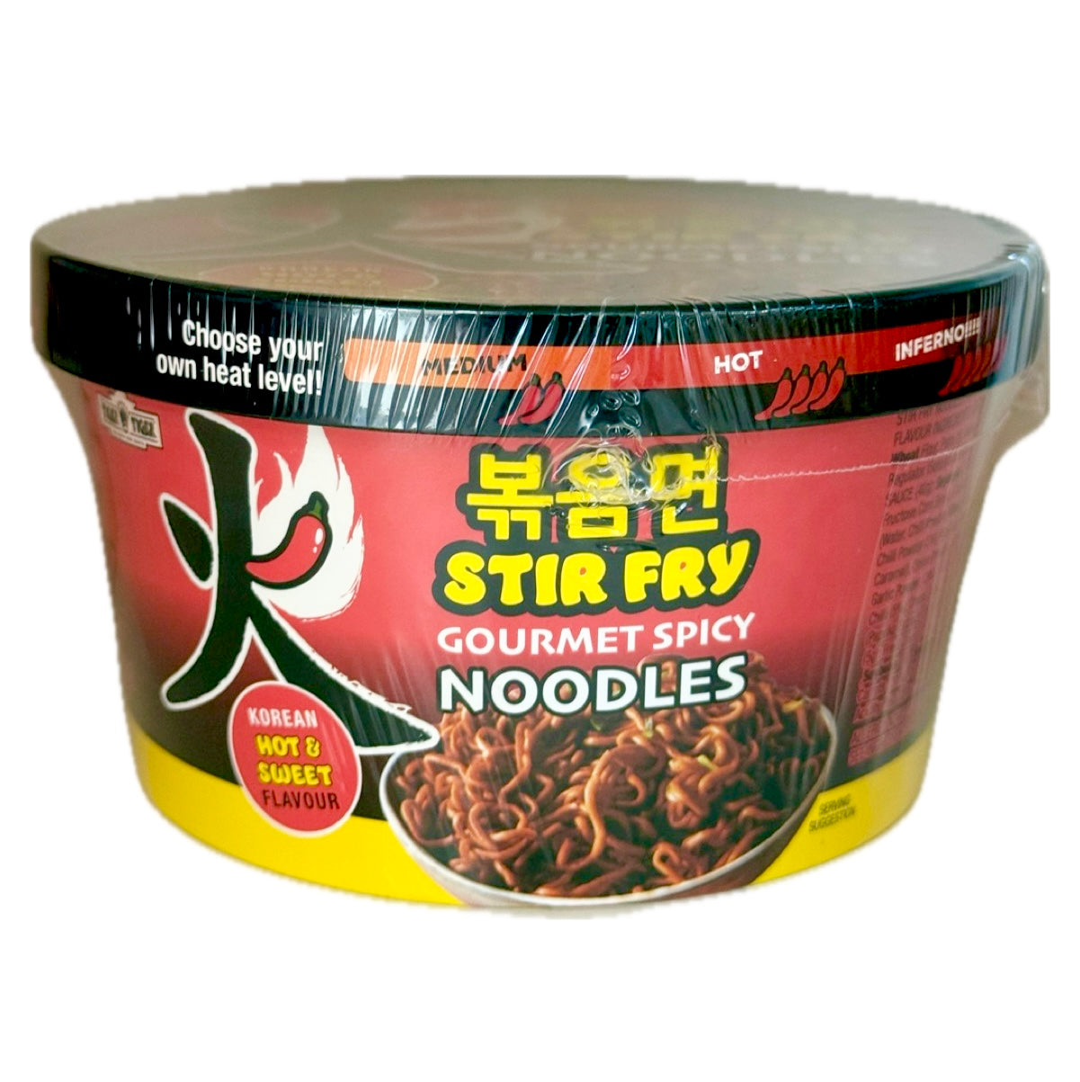TT- Tiger Tiger Stir-Fry Noodle Gourmet Hot & Sweet Flavour 162g