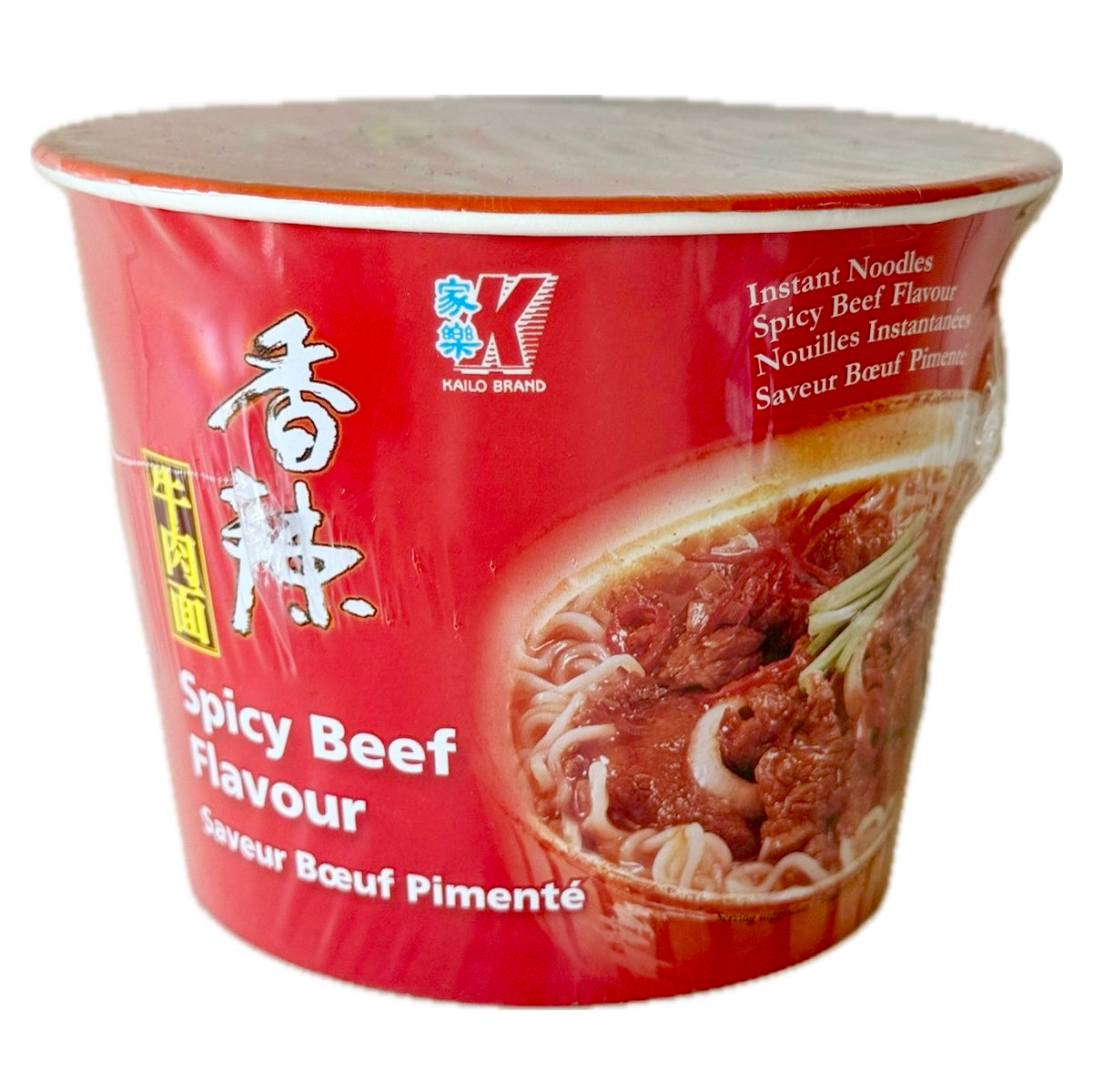 Kailo Bucket Noodle Spicy Beef Flavour 120g