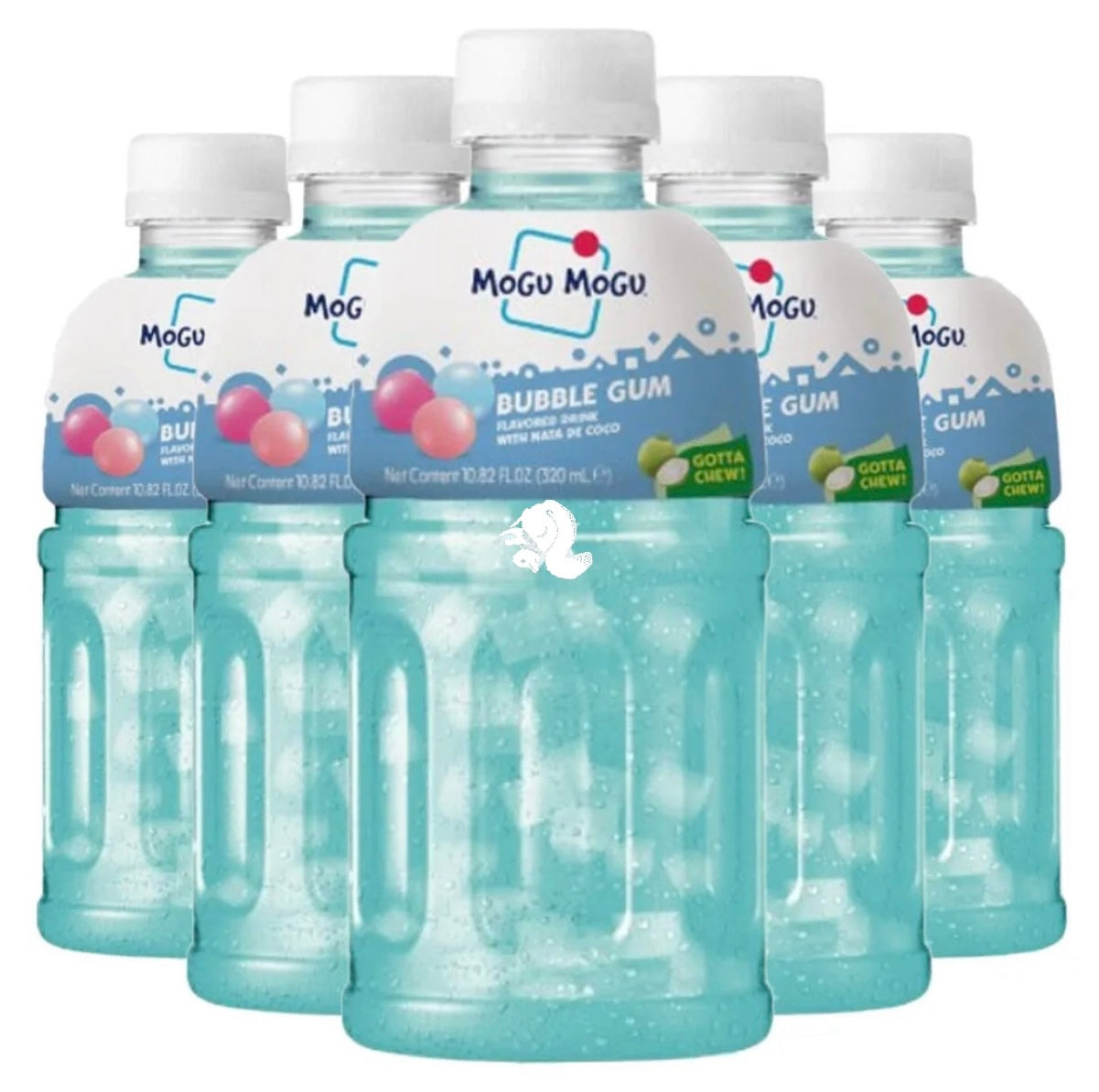 Mogu Mogu Nata De Coco Bubble Gum Flavour 6x320ml