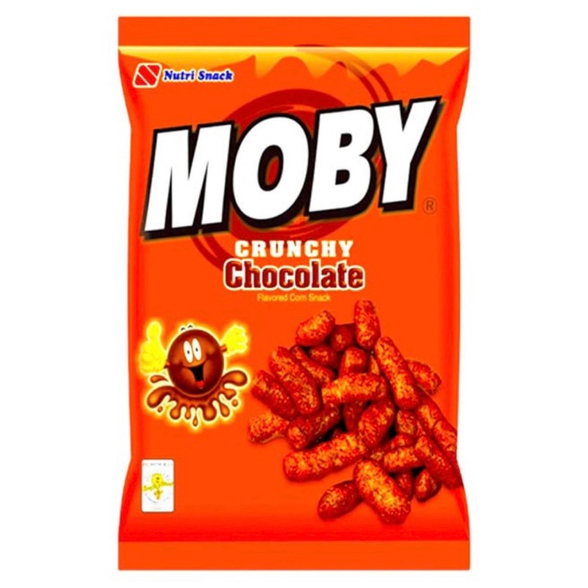 Moby Crunchy Chocolate Flavored Corn Snack 90g