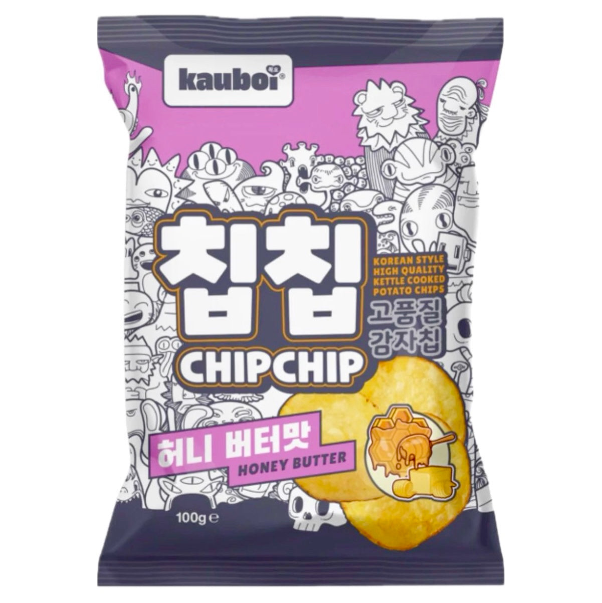 Kauboi Chip Chip Honey Butter Flavour 100g