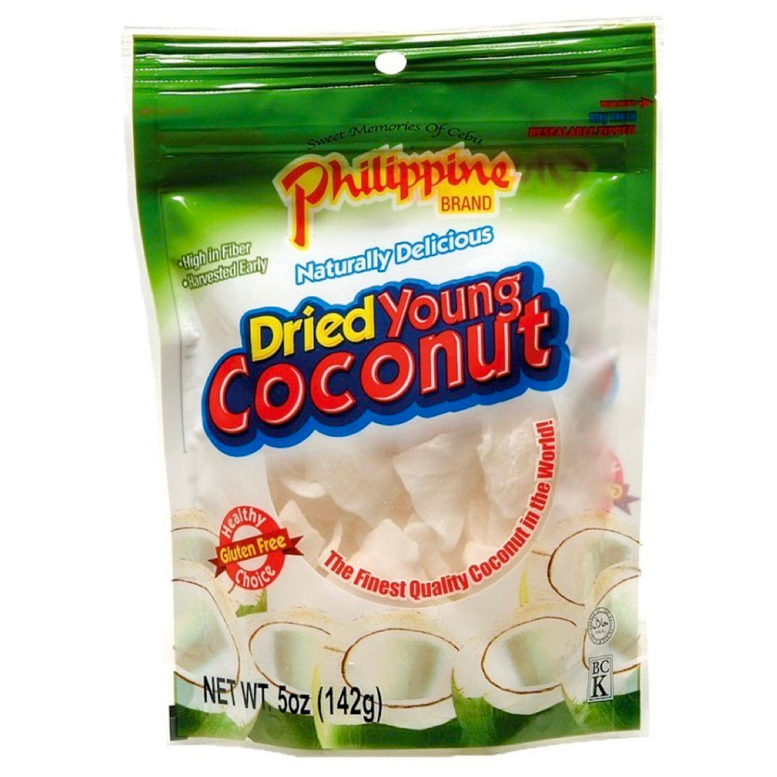 Philippine Brand Dried Young Coconut Chunks 142g