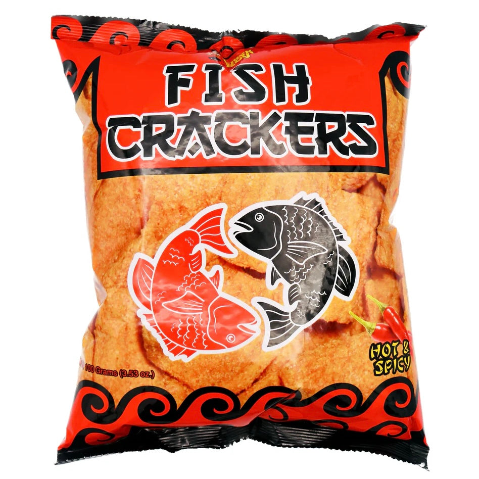 Hobe Chick Boy Fish Crackers Hot & Spicy 100g