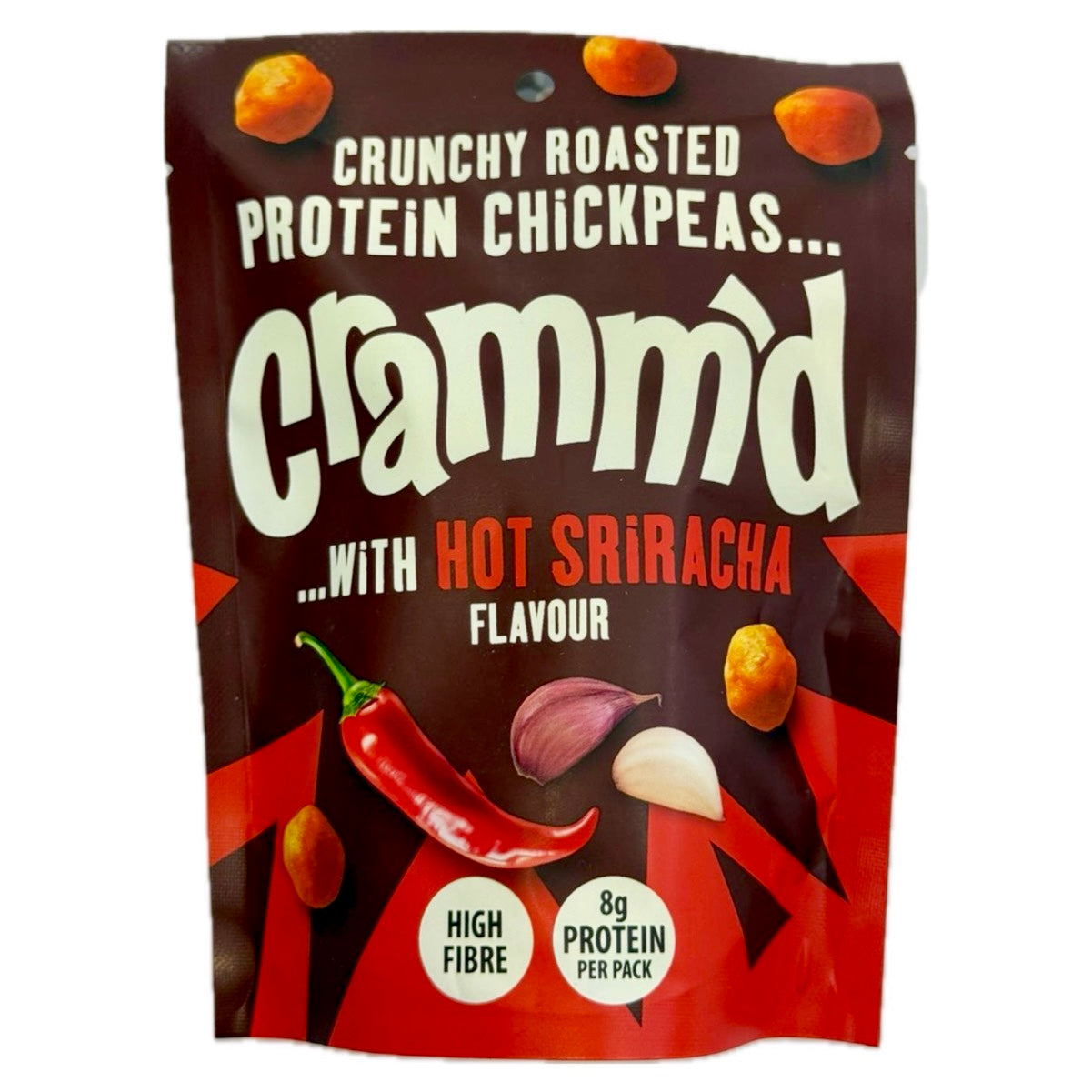 Cramm'd - Chickpeas With Hot Sriracha Flavour 50g