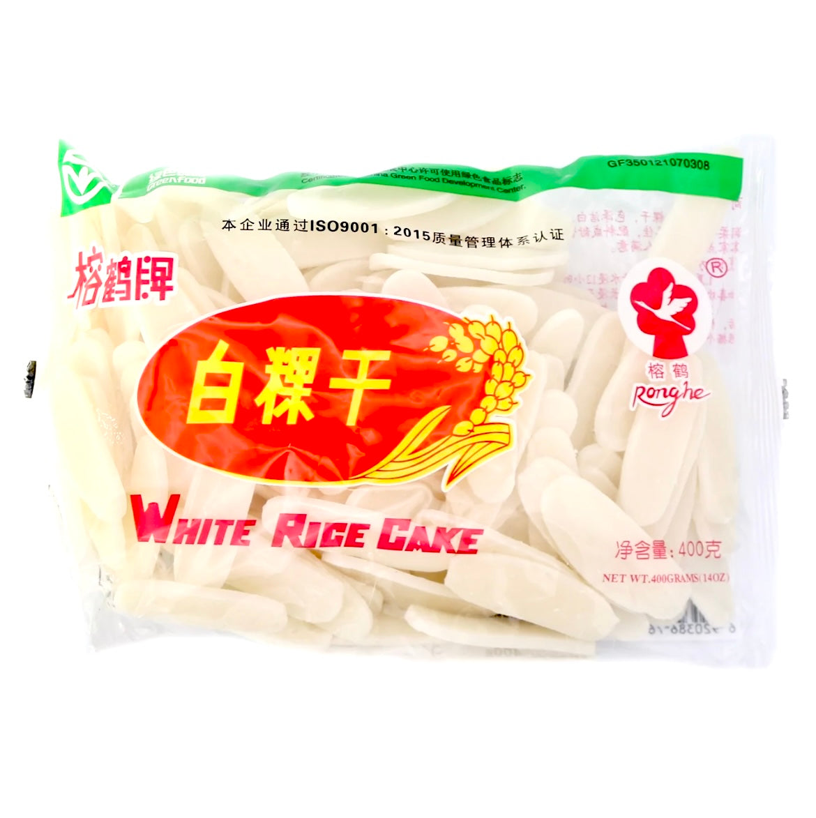 RH Ronghe White Rice Cake 400g