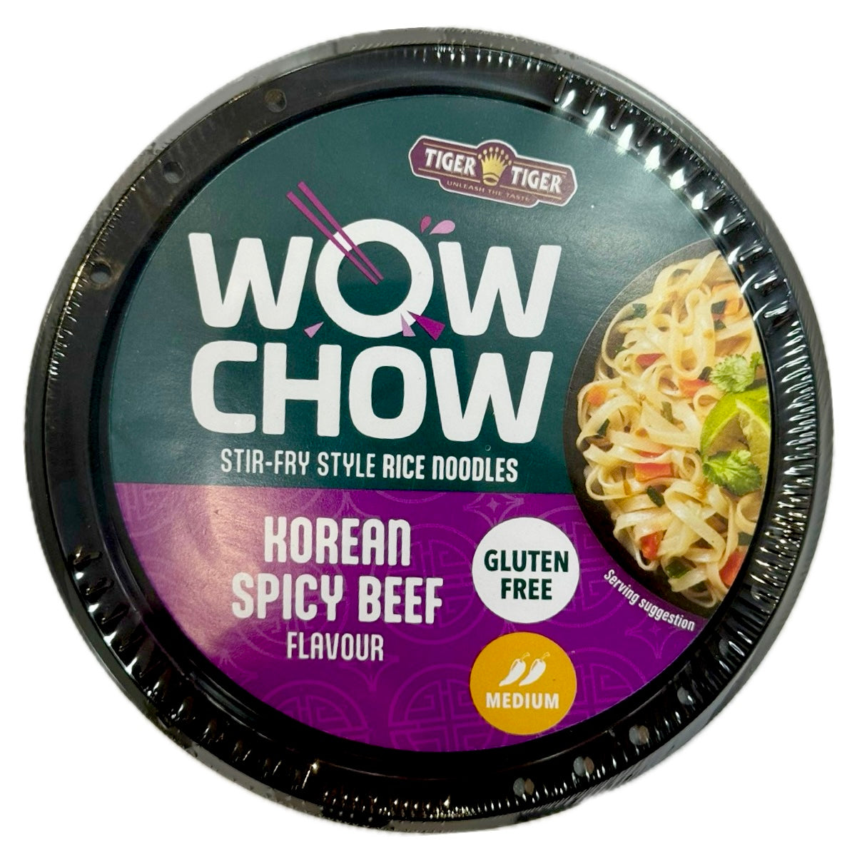 TT- Tiger Tiger Wow Chow Korean Spicy Beef Flavour 76g