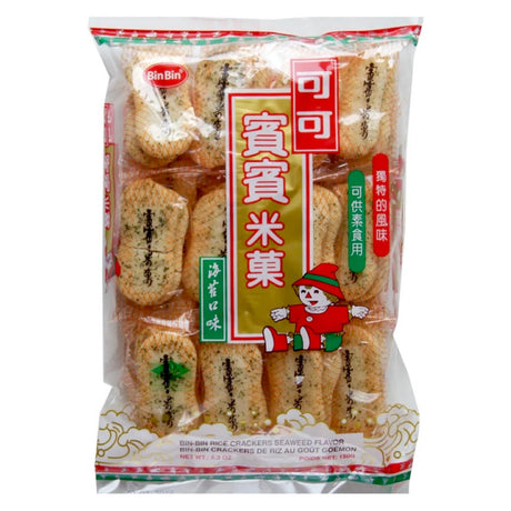 BIN BIN Rice Cracker Seaweed 150g