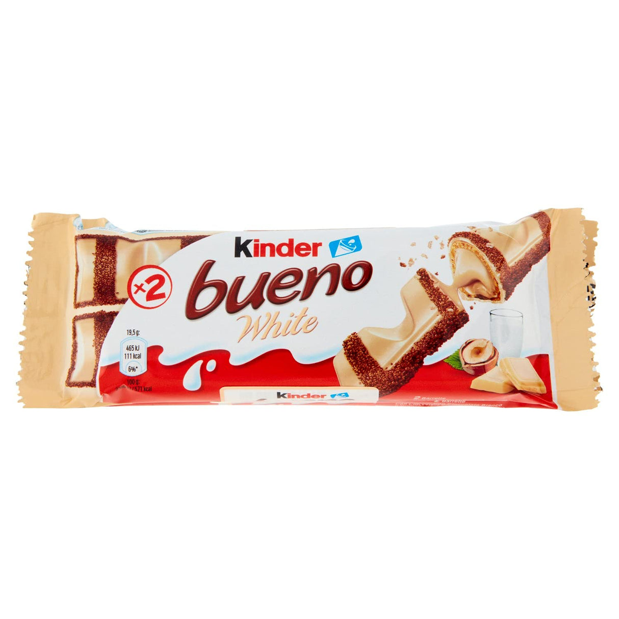 Kinder bueno White (2Bars) 39g