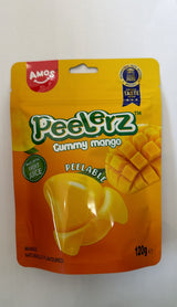 Amos Peelerz Gummy Mango Sweets 120g