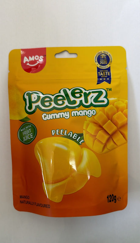 Amos Peelerz Gummy Mango Sweets 120g