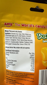 Amos Peelerz Gummy Mango Sweets 120g