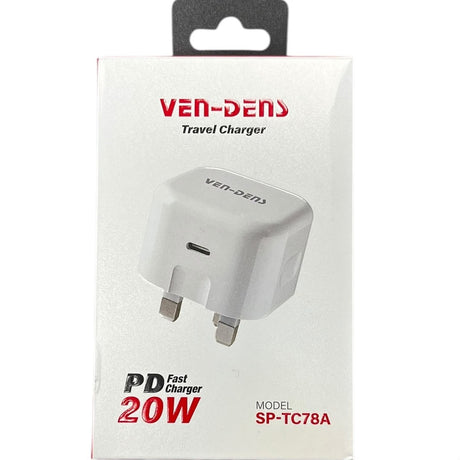 20W USB-C PD Fast Charger UK Plug | Asian Grocery UK