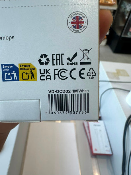 USB-A to Type-C Data Cable 1M White 5V/2A 480Mbps | Asian Grocery UK
