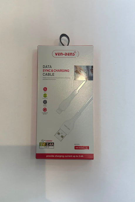 USB to Lightning Data Sync and Charging Cable 1M | Asian Grocery UK