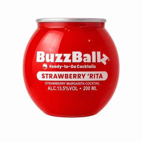 BuzzBallz Strawberry 'Rita Ready-to-Go Cocktail 200ml | Asian Grocery UK