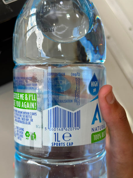 Avant Natural Spring Water 1L Sports Cap | Asian Grocery UK