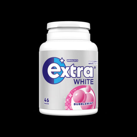 Wrigley's Extra White Bubblemint Sugar Free Chewing Gum 46 Pieces 64g | Asian Grocery UK