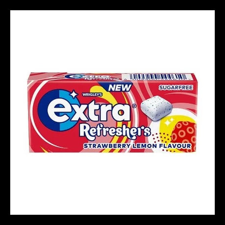 Wrigley's Extra Refreshers Strawberry Lemon Sugar Free Chewing Gum 15.6g | Asian Grocery UK