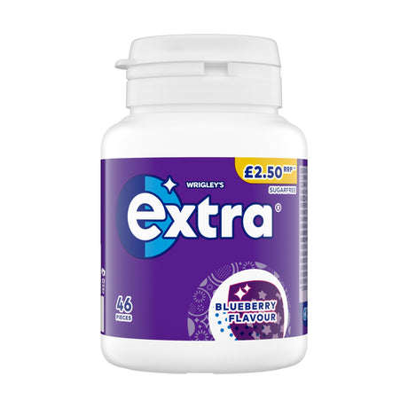 Wrigley's Extra Blueberry Sugarfree Chewing Gum 46 Pieces 64g | Asian Grocery UK