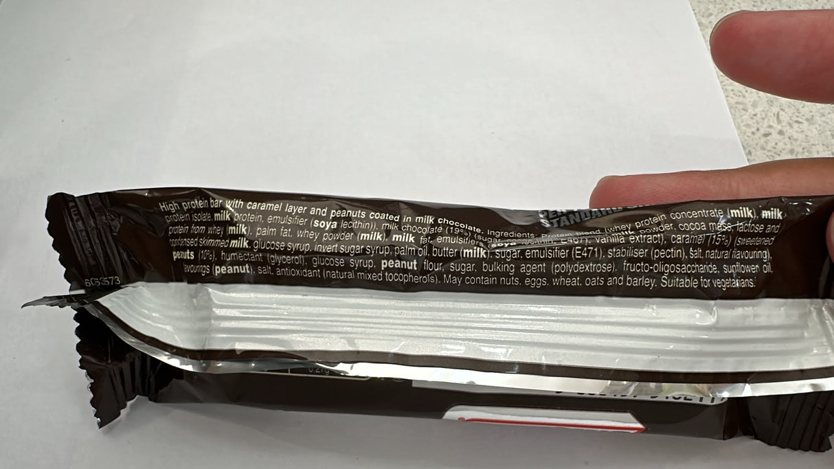 Snickers Protein Bar 47g – High Protein Milk Chocolate Bar with Caramel and Peanuts