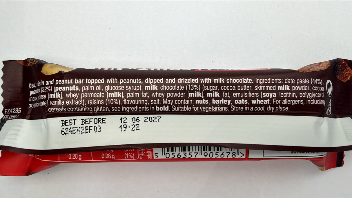 Snickers Fruit & Nut Bar 40g