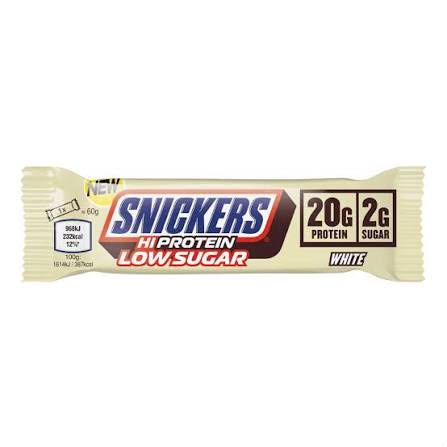 Snickers Hi Protein Low Sugar White Chocolate Bar 57g | Asian Grocery UK