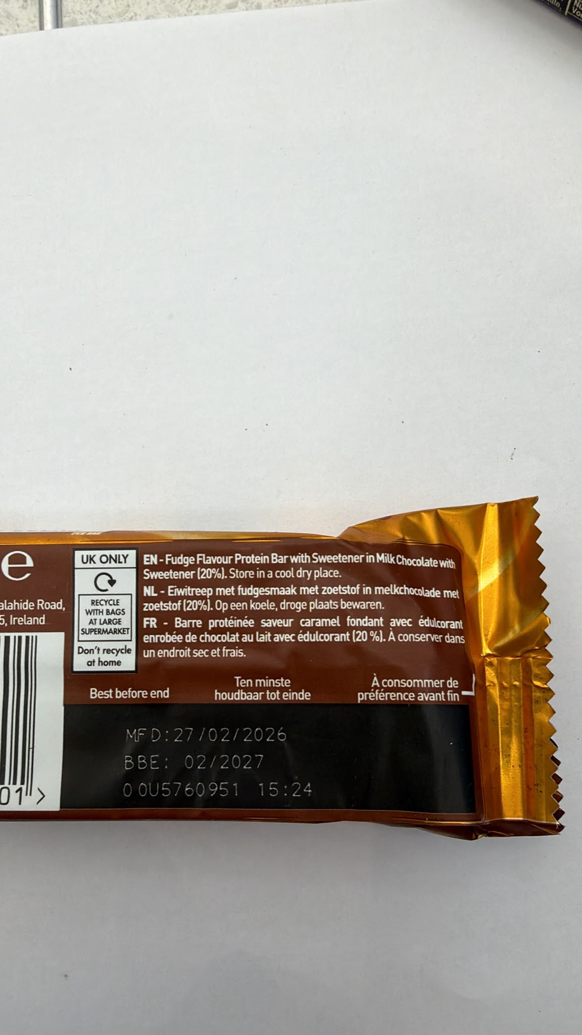 Grenade Fudged Up Protein Bar 60g
