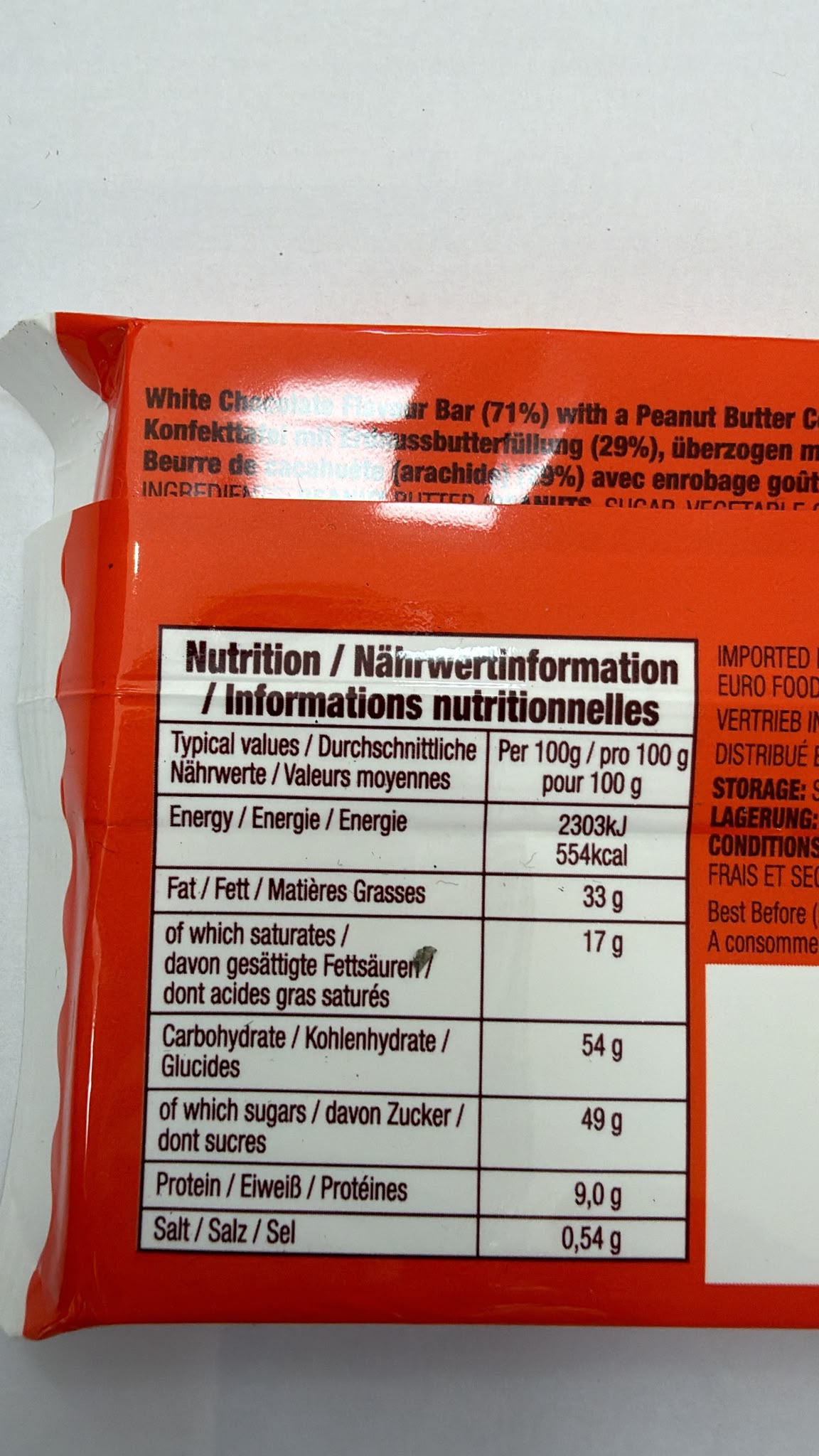 Reese's White Peanut Butter Bar 90g