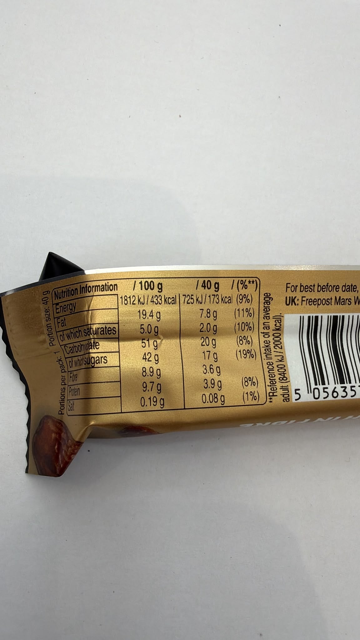 Mars Fruit & Nut Bar 40g
