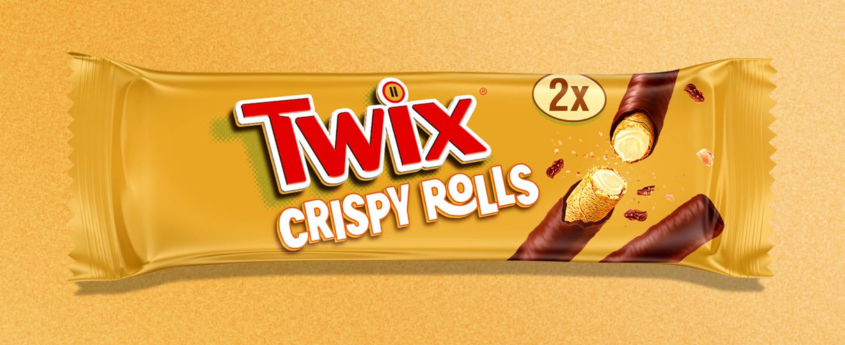Twix Crispy Rolls 2 Pack (22.5g)