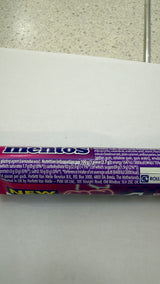 Mentos Cherry Blueberry Raspberry Chewy Sweets Roll 37.5g