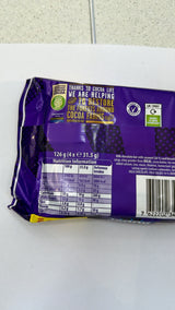 Cadbury Boost Chocolate Bar 4 Pack 126g