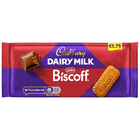 Cadbury Dairy Milk Biscoff Chocolate Bar 95g | Asian Grocery UK