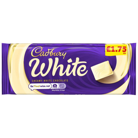 Cadbury White Creamy White Chocolate Bar 90g | Asian Grocery UK
