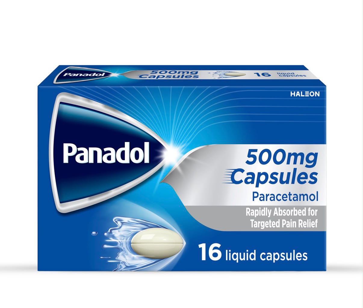 Panadol 500mg Capsules Paracetamol 16 Liquid Capsules