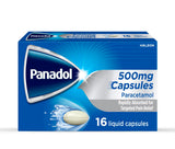 Panadol 500mg Capsules Paracetamol 16 Liquid Capsules