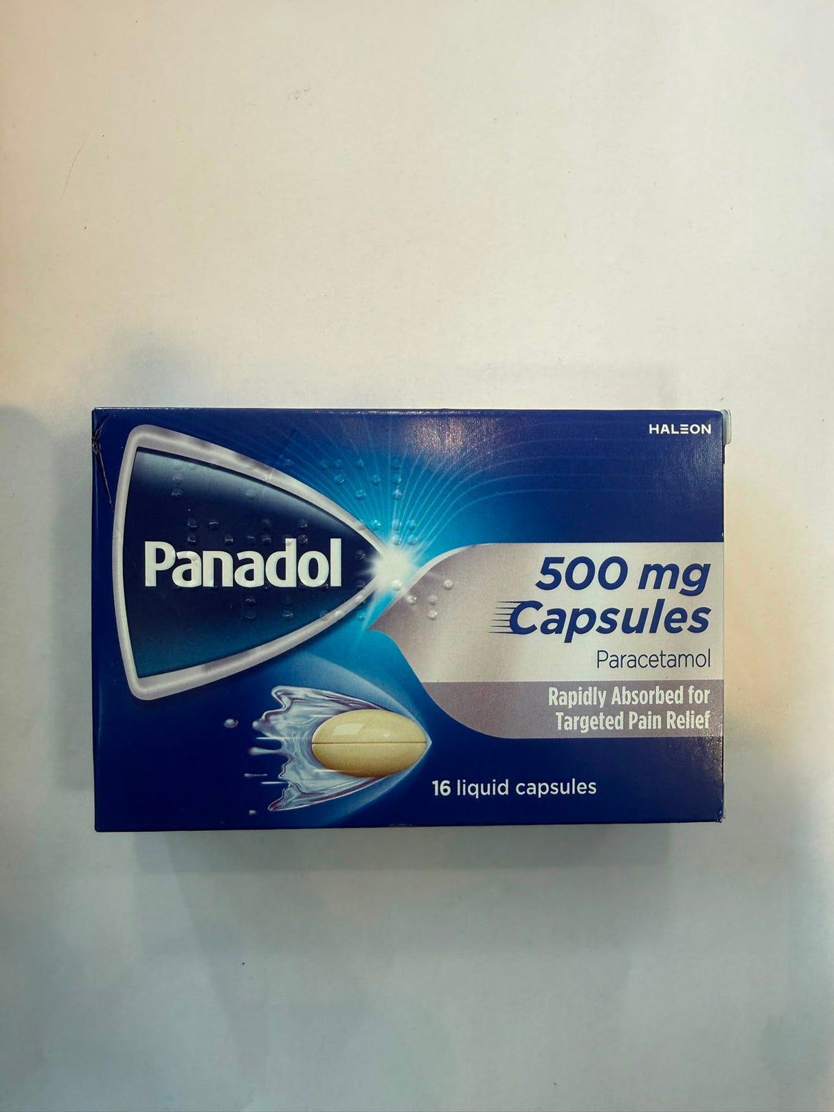 Panadol 500mg Capsules Paracetamol 16 Liquid Capsules