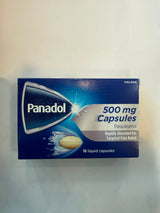 Panadol 500mg Capsules Paracetamol 16 Liquid Capsules