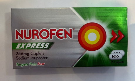 Nurofen Express 256mg Sodium Ibuprofen Caplets 12 Pack | Asian Grocery UK