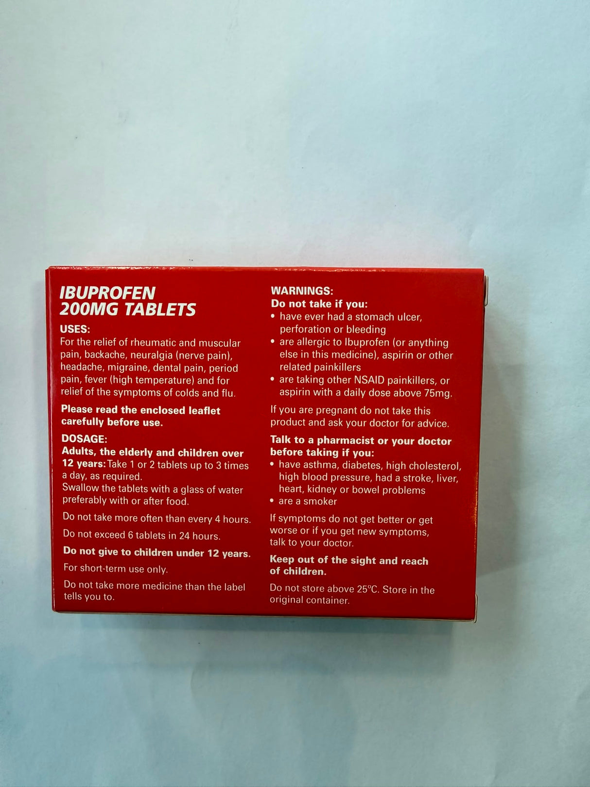 Galpharm Ibuprofen 200mg Tablets 16s