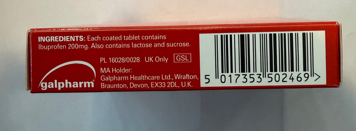 Galpharm Ibuprofen 200mg Tablets 16s