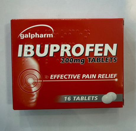 Galpharm Ibuprofen 200mg Tablets 16s | Asian Grocery UK