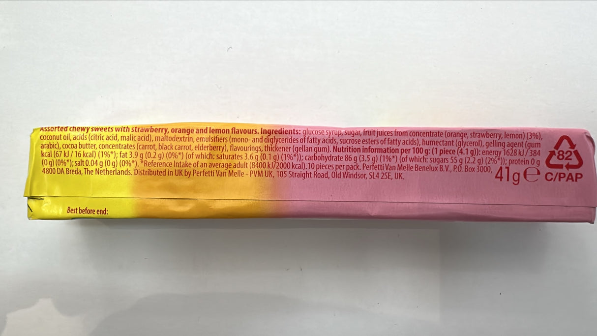 Fruit-tella Summer Fruits Chewy Sweets 41g | Asian Grocery UK