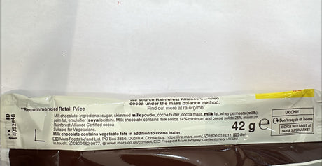 Galaxy Smooth Milk Chocolate Bar 42g | Asian Grocery UK
