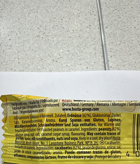 Mr. Tom Peanuts in Caramel Bar | Asian Grocery UK