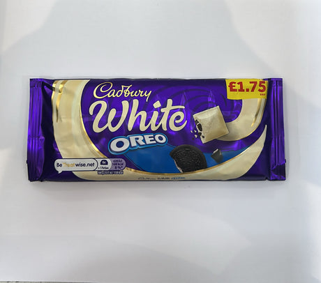 White Chocolate Bar with Oreo Biscuit Pieces 120g | Asian Grocery UK