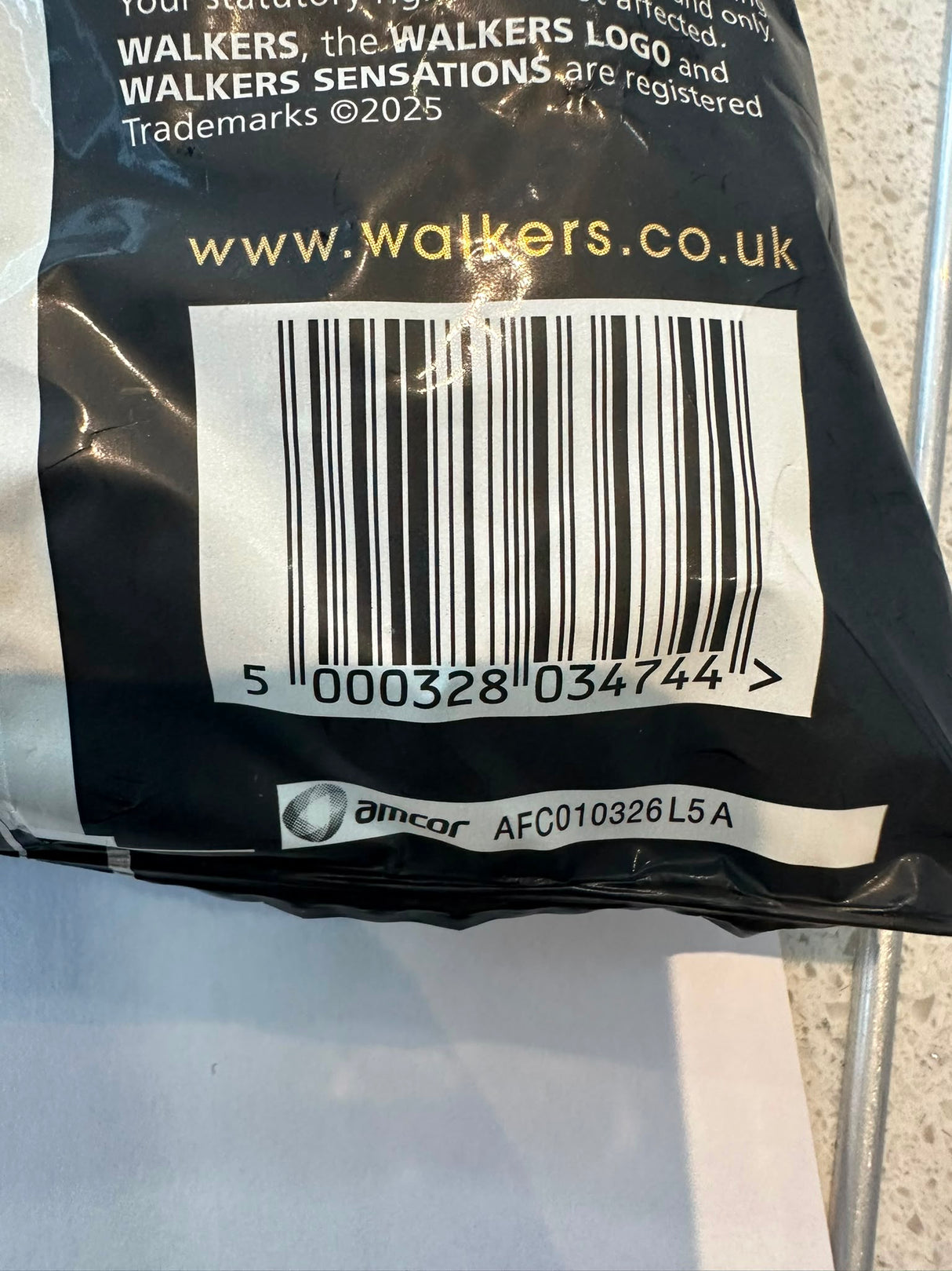 Walkers Sensations Roasted Chicken & Thyme Crisps 65g | Asian Grocery UK