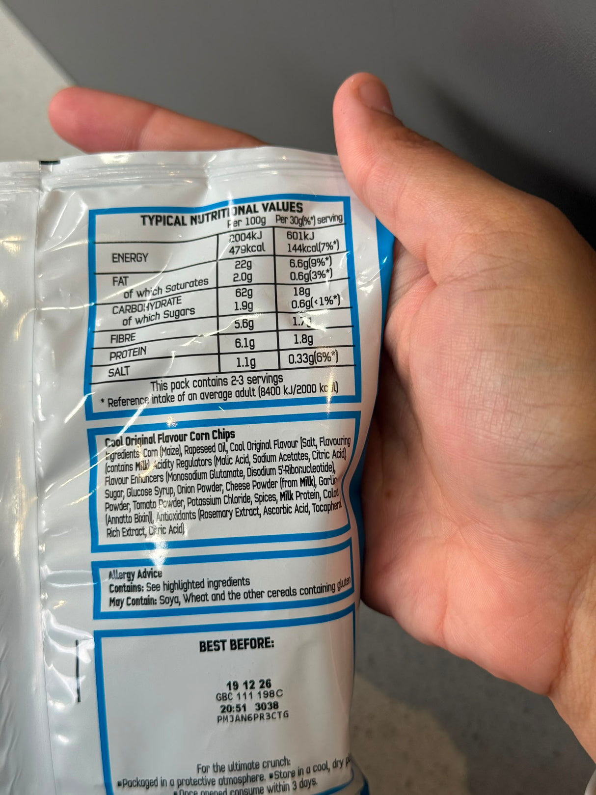 Doritos Cool Original Flavour Corn Chips 70g | Asian Grocery UK